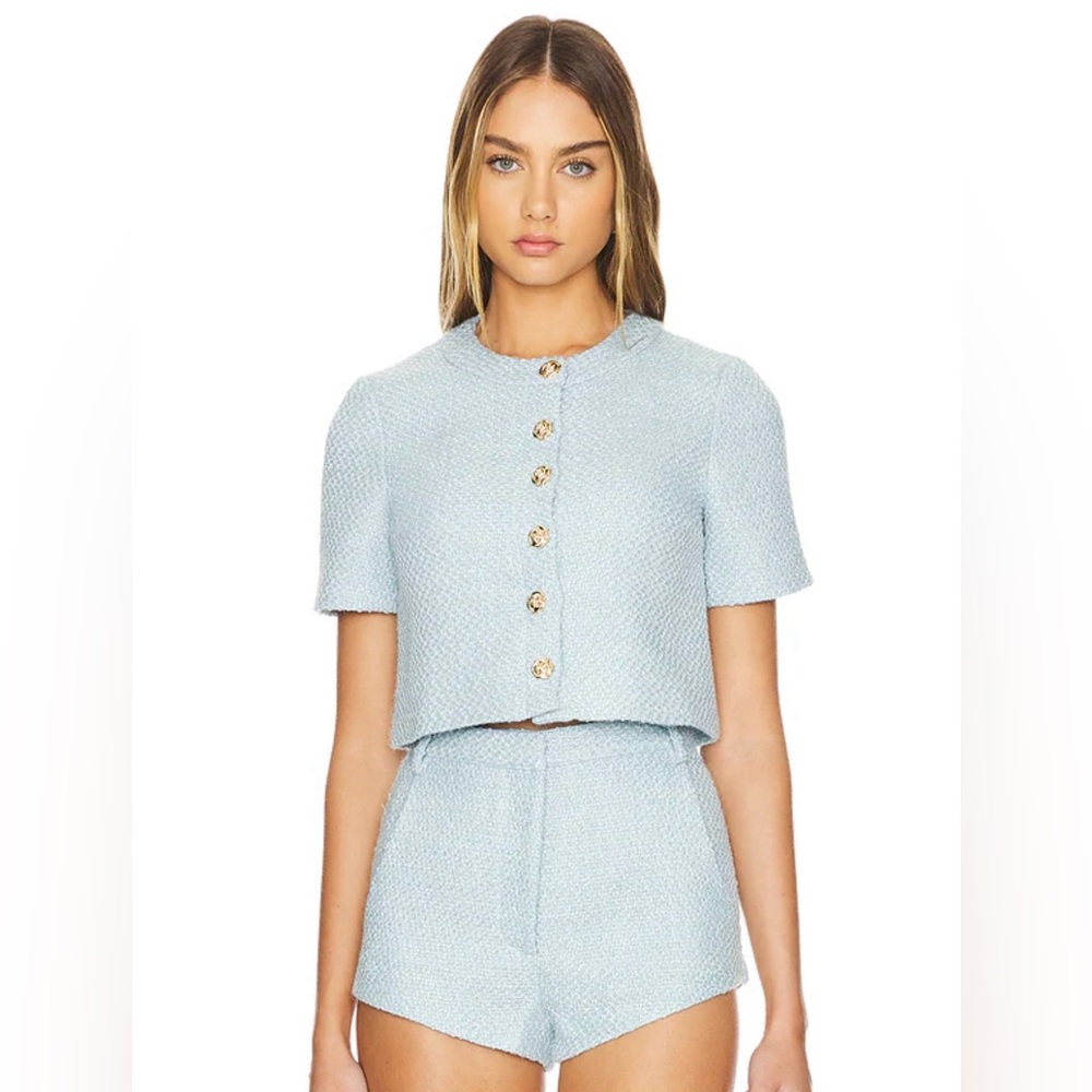 × REVOLVE Braswell Top in French Blue Tweed
Amanda Uprichard - M